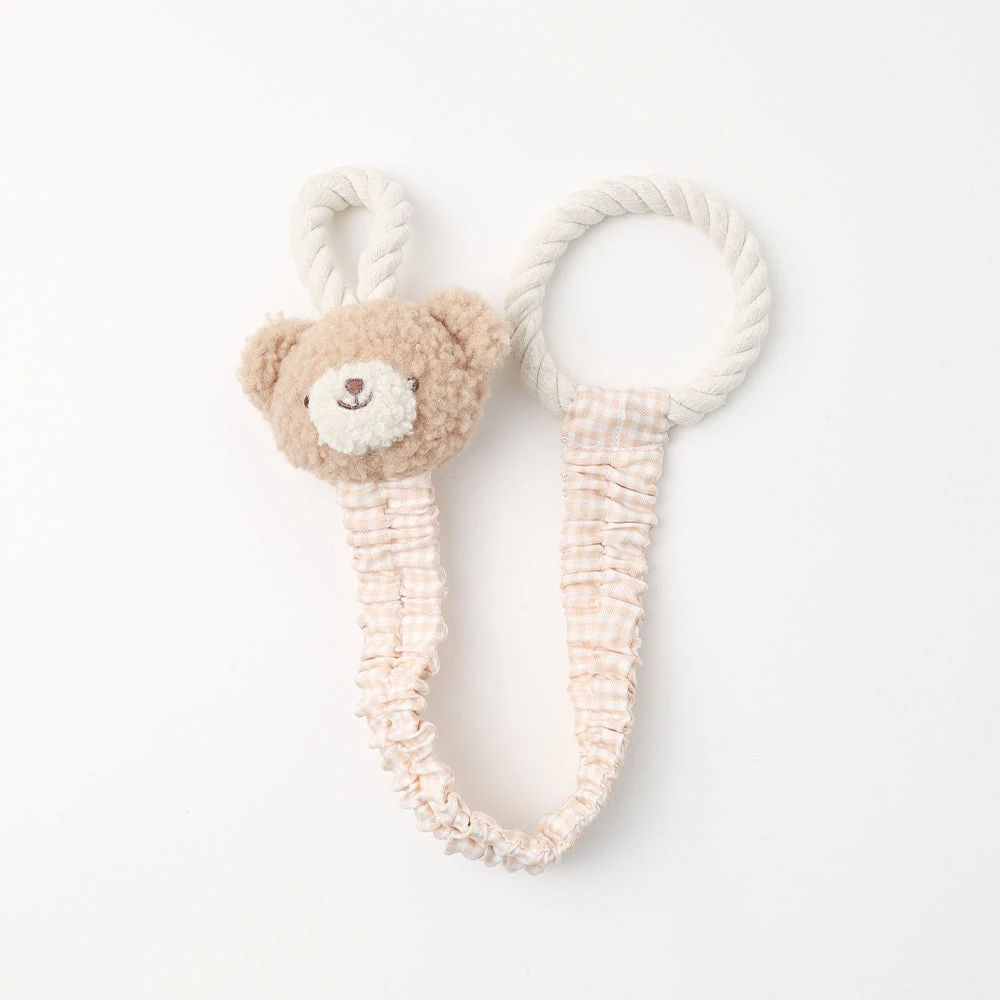 product_image_1763710011.webp くまさんひっぱりロープおもちゃ - Image 1