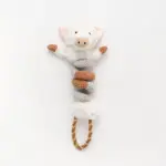 くるくる綱引きブタさん