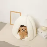 ファードーム型セミクローズドファーペットハウス クッション付 - Image 7