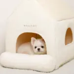 ナチュラル小窓付きコーデュロイペットハウス - Image 4