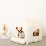 ナチュラル小窓付きコーデュロイペットハウス - Image 8