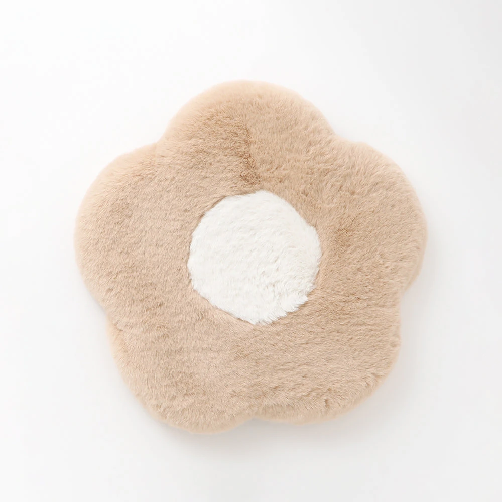 product_image_1763726924.webp ファーフラワーペットベッドマット - Image 1