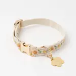 フラワーチャーム刺繍カラー+リードSET【名入れ彫刻対応】