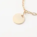 サークルチャームチェーンネックレス【名入れ彫刻対応】 - Image 6