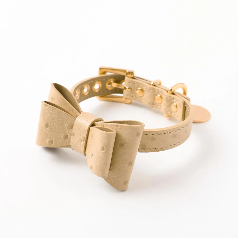 product_image_1763957238.webp オーストレザーリボンカラー【名入れ彫刻対応】 - Image 1