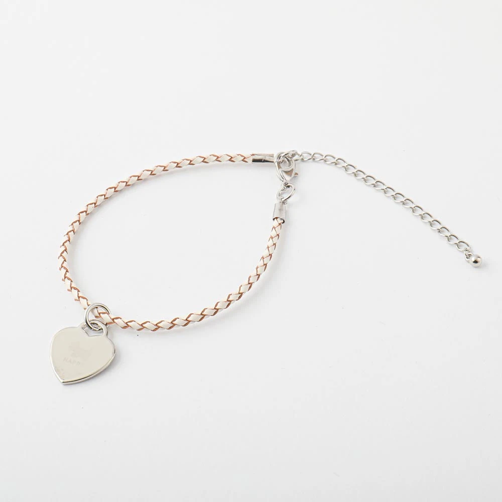 product_image_1763963027.webp レザークラフトハートネックレス - Image 1