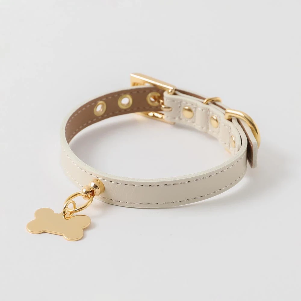 キルティング 斜 めがけ バッグ ボーンチャームレザーカラー